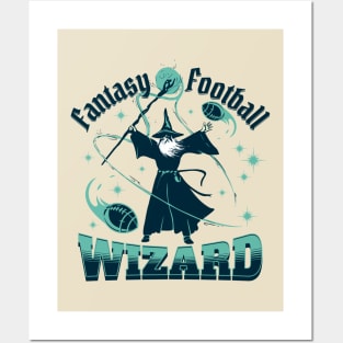 Fantasy Football Wizard Posters and Art